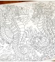 Антистресс раскраска "Морской конек"