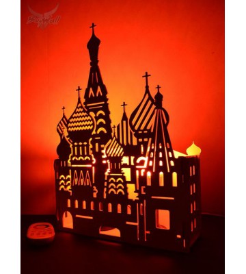 Настенный светильник / ночник "Храм Василия Блаженного"