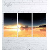 Модульная картина "Космос №187"