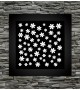 Светодиодная панель "Avious", размер 300мм, Белый/Черный Светодиодная панель "Avious", размер 300мм, Белый/Черный