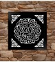 Светодиодная панель "Leo", размер 300мм, Алюминий/Черный