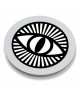 Светодиодная панель "Upsilon", размер 300мм, Белый/Черный