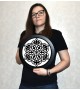 Светодиодная панель "Oak", размер 300мм, Белый/Черный