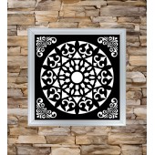 Светодиодная панель "Method", размер 300мм, Алюминий/Черный
