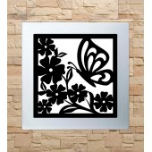Светодиодная панель "Jayden", размер 300мм, Белый/Черный