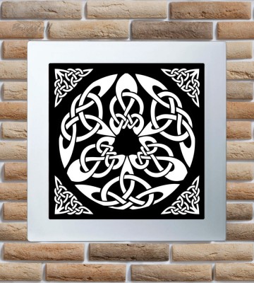 Светодиодная панель "Leighton", размер 300мм, Белый/Черный