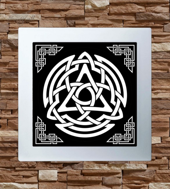 Светодиодная панель "Julian", размер 300мм, Белый/Черный