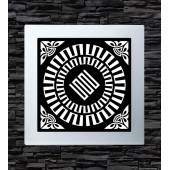 Светодиодная панель "Ormis", размер 300мм, Белый/Черный
