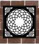 Светодиодная панель "Symbol", размер 600мм, Белый/Черный