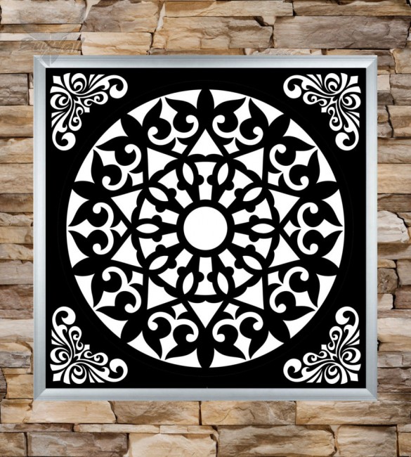 Светодиодная панель "Method", размер 600мм, Алюминий