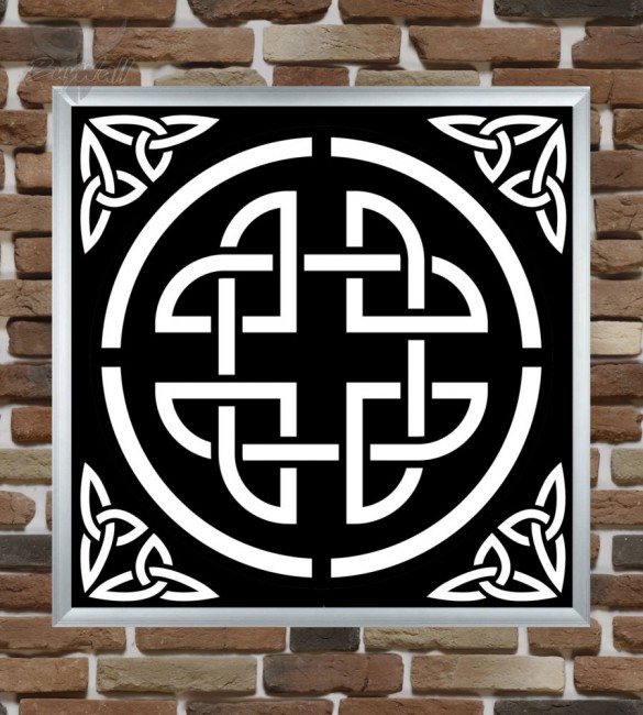 Светодиодная панель "Dylan", размер 600мм, Алюминий