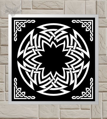 Светодиодная панель "Valen", размер 600мм, Белый/Черный