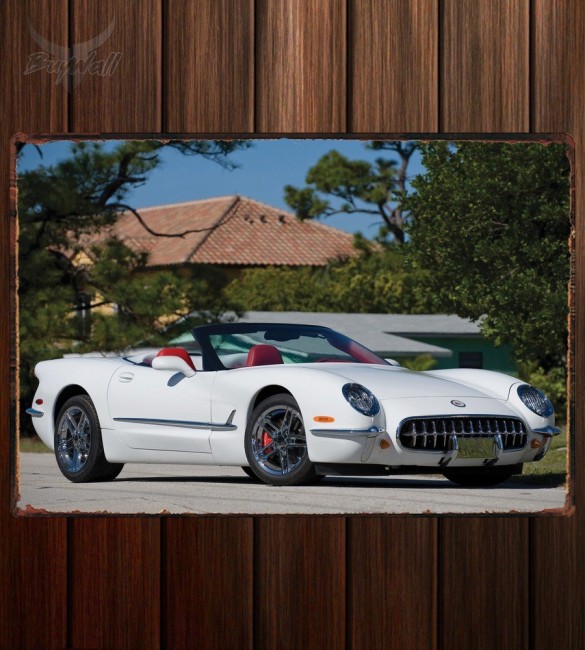 Металлическая табличка Corvette Металлическая табличка Corvette