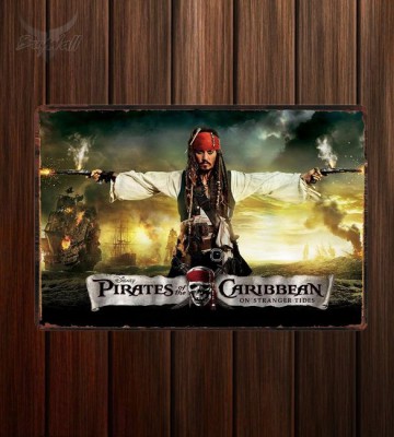 Металлическая табличка "Пираты Карибского Моря №2"