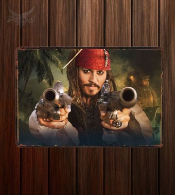 Металлическая табличка "Пираты Карибского Моря №3"