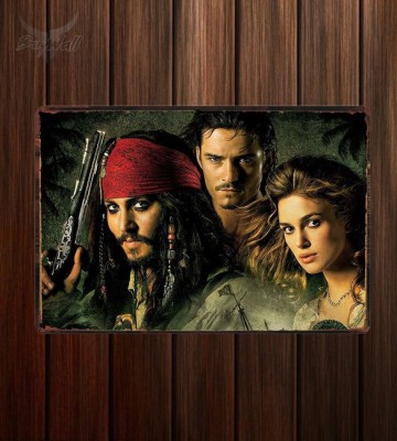 Металлическая табличка "Пираты Карибского Моря №4"