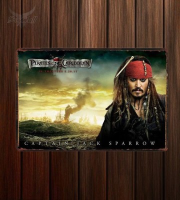 Металлическая табличка "Пираты Карибского Моря №5"