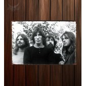 Металлическая табличка Pink Floyd