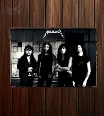 Металлическая табличка "Metallica №5"