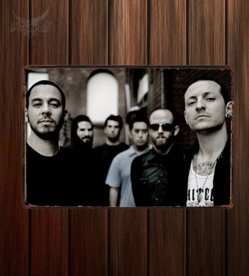 Металлическая табличка "Linkin Park №2"
