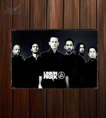 Металлическая табличка "Linkin Park №1"