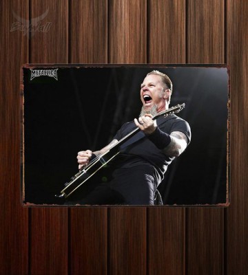 Металлическая табличка "Metallica №7"